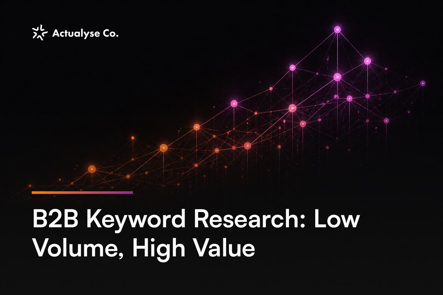 B2B Keyword Research: Low Volume, High Value