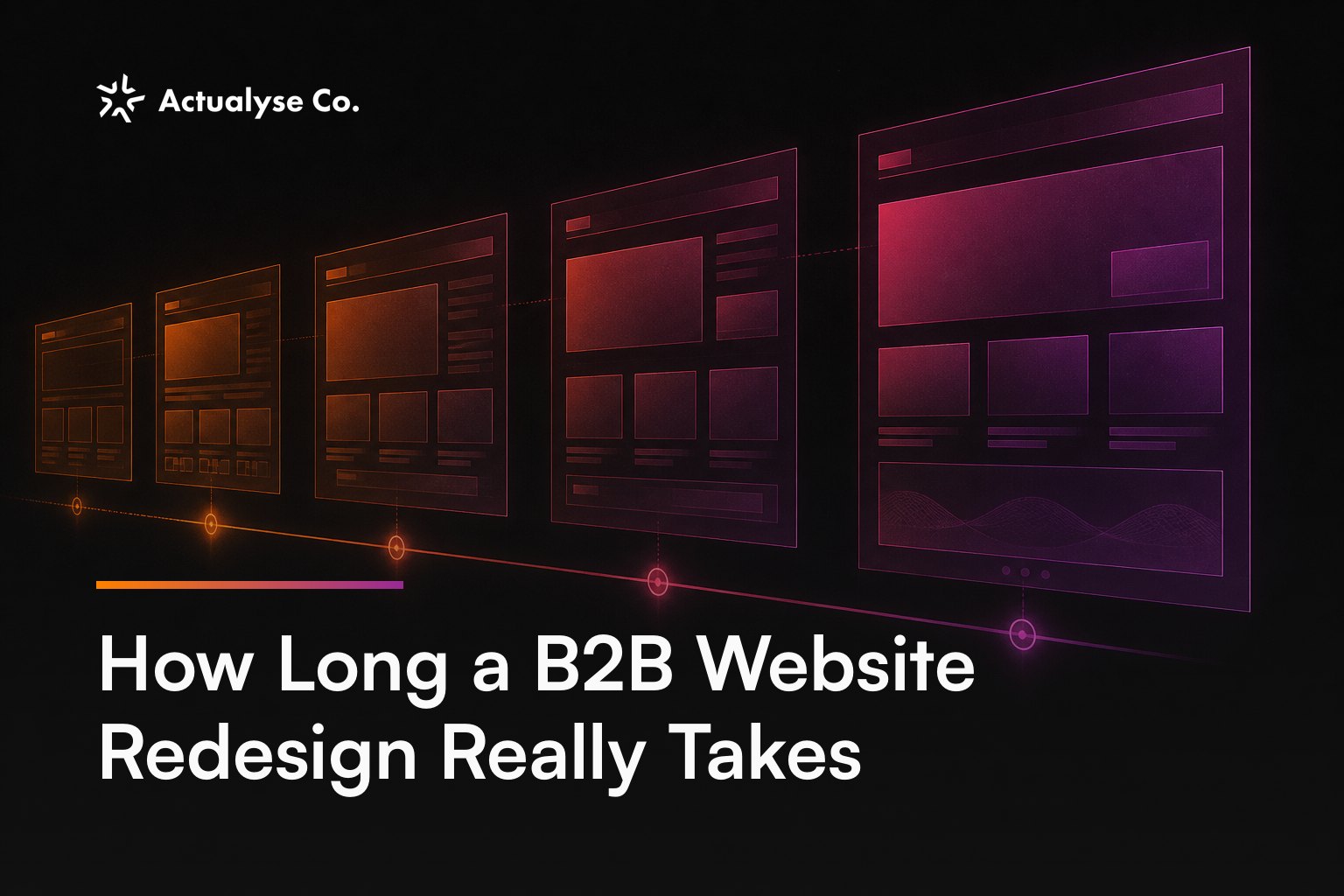 How Long a B2B Website Redesign Really Takes